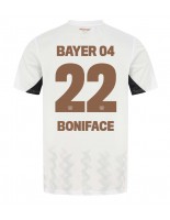 Bayer Leverkusen Victor Boniface #22 Venkovní Dres 2024-25 Krátký Rukáv